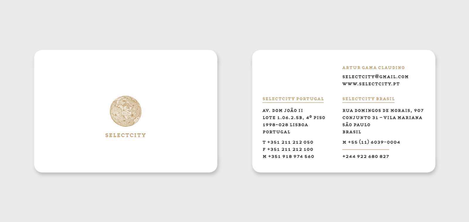 Selectcity ⟐ Business card