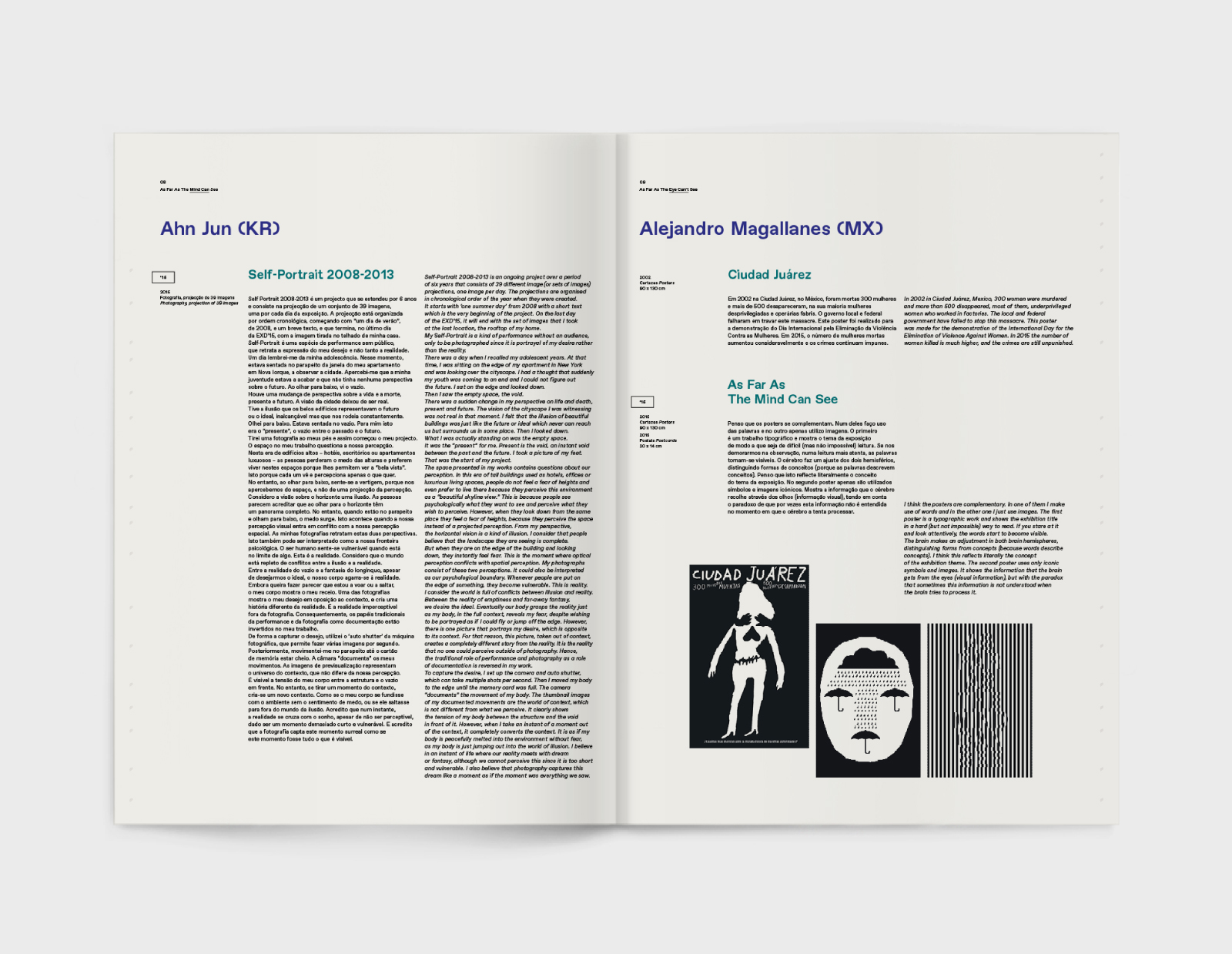 As Far As The Mind Can See / Eye Can't See ⟐ Catalog