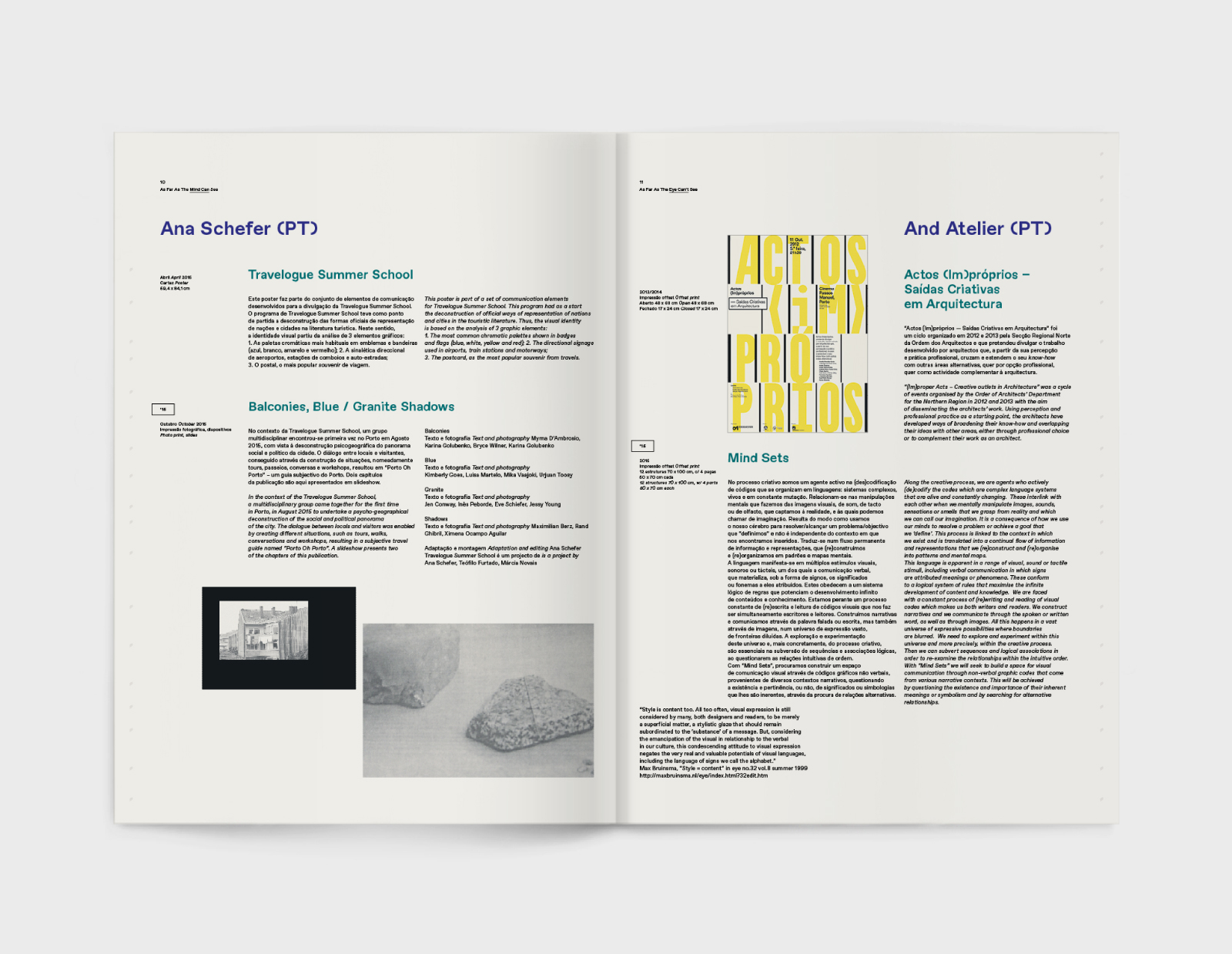 As Far As The Mind Can See / Eye Can't See ⟐ Catalog