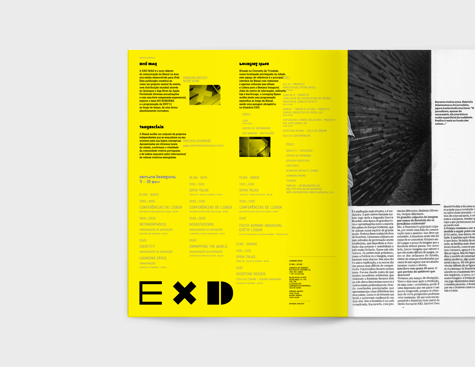 EXD'13 ⟐ Newspaper insert