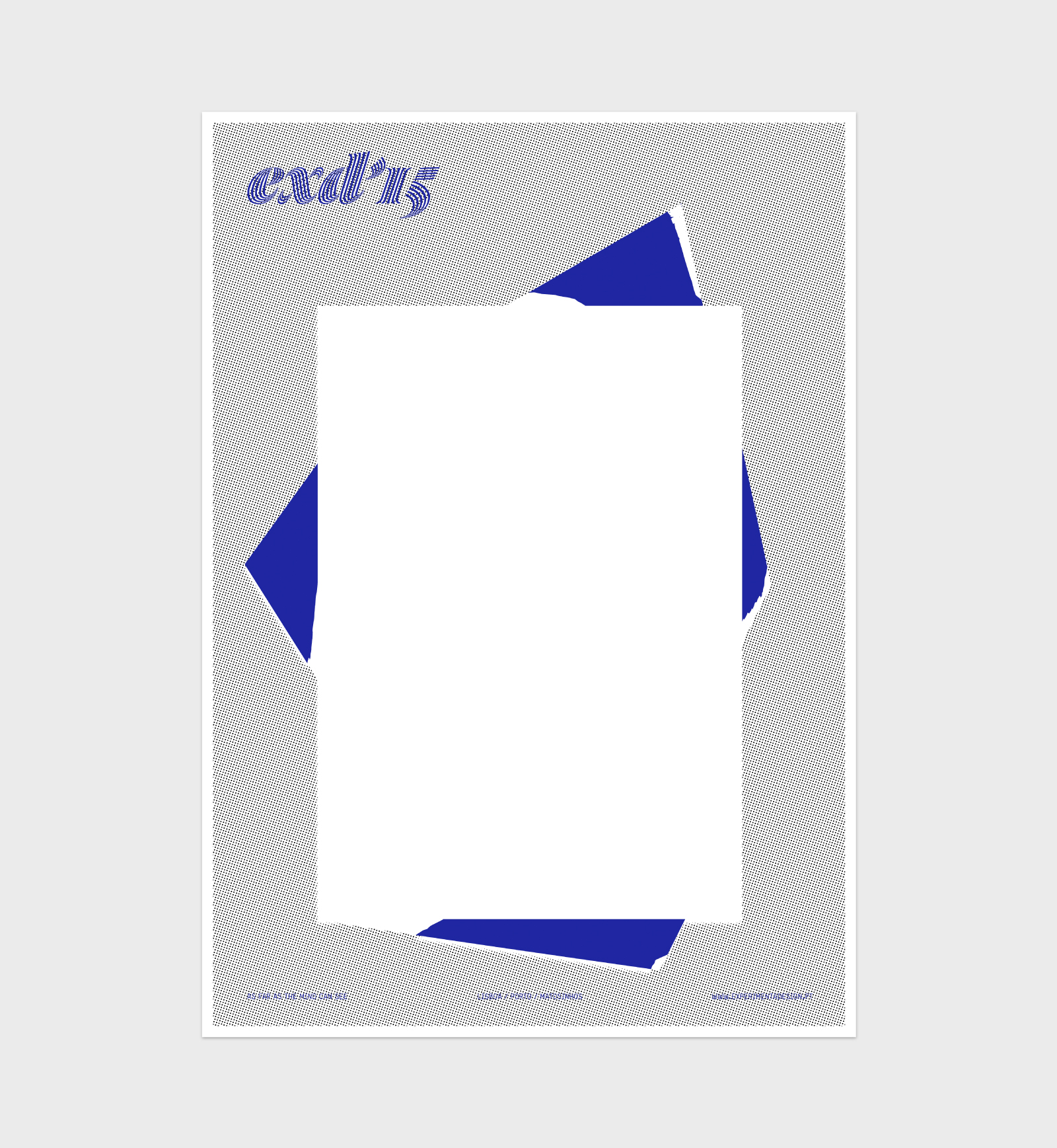 EXD'15 ⟐ Merchandising ⟐ Risograph poster