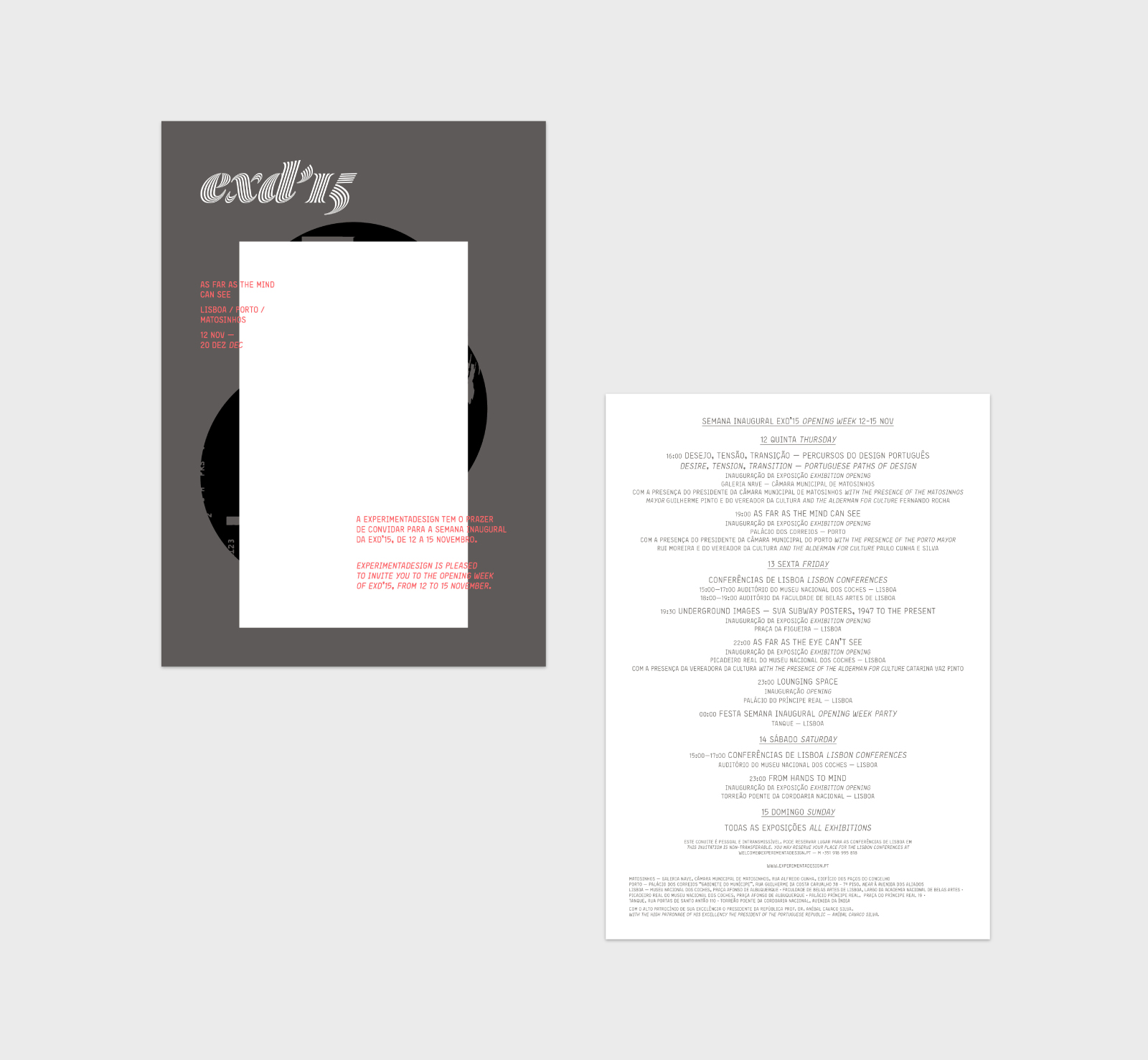 EXD'15 ⟐ VIP invitation