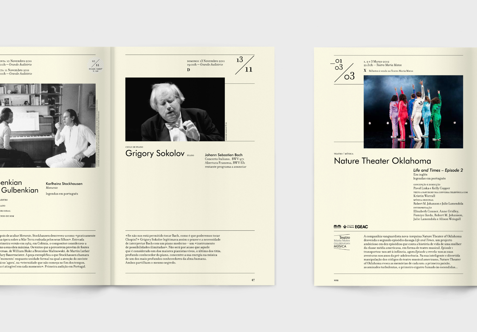 Gulbenkian Música ⟐ Season books