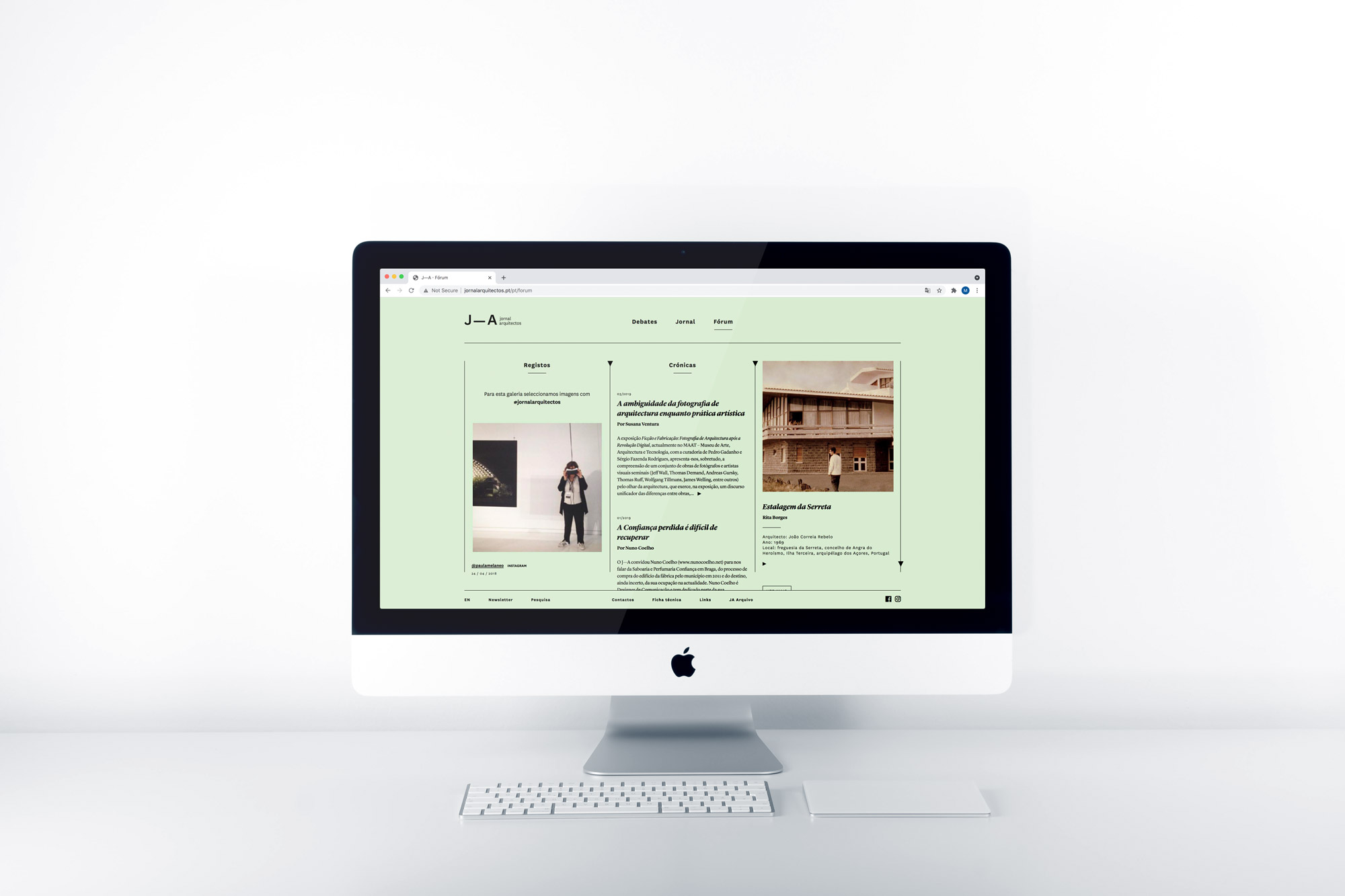 Jornal Arquitectos ⟐ Website