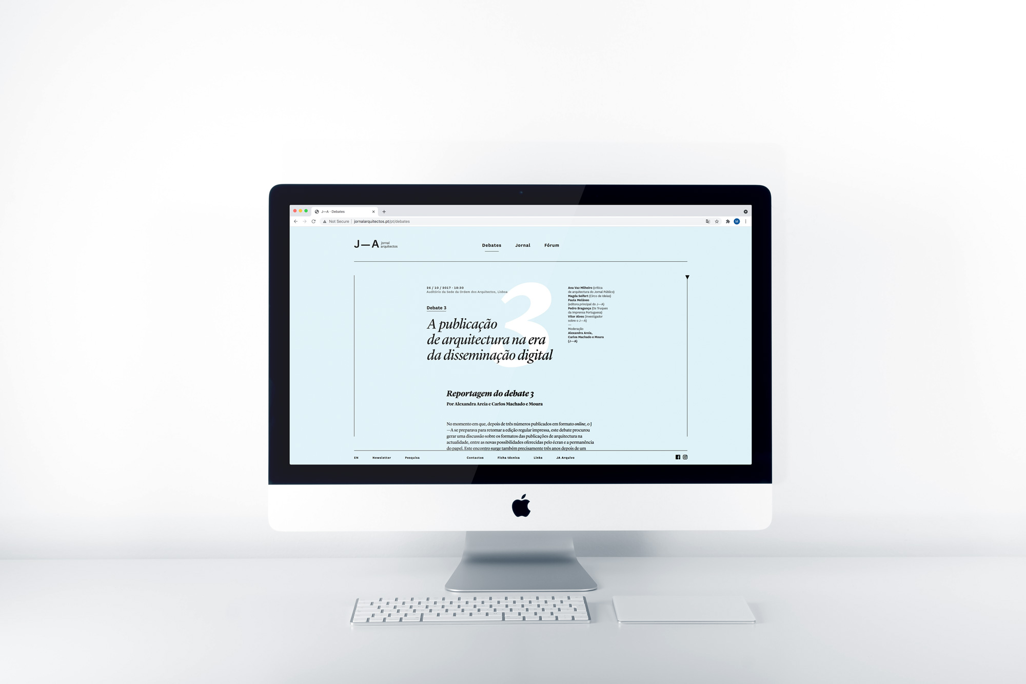 Jornal Arquitectos ⟐ Website